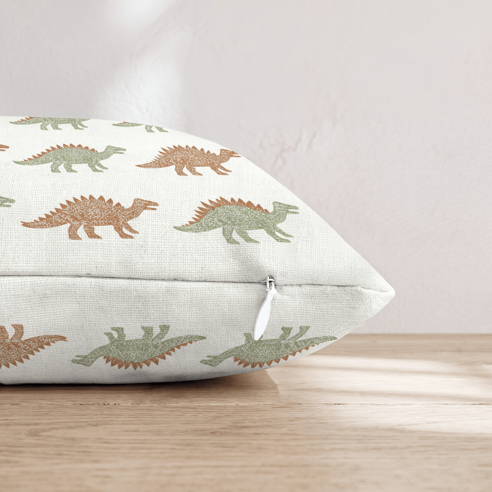 Dinosaur Repeat Throw Pillow - Hillcroft Home
