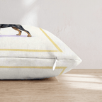 Doberman Matcha Throw Pillow - Hillcroft Home