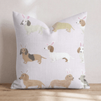 Doggie Easter Ears Throw Pillow - Hillcroft Home