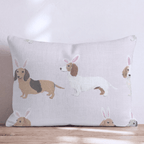 Doggie Easter Ears Throw Pillow - Hillcroft Home