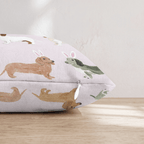 Doggie Easter Ears Throw Pillow - Hillcroft Home