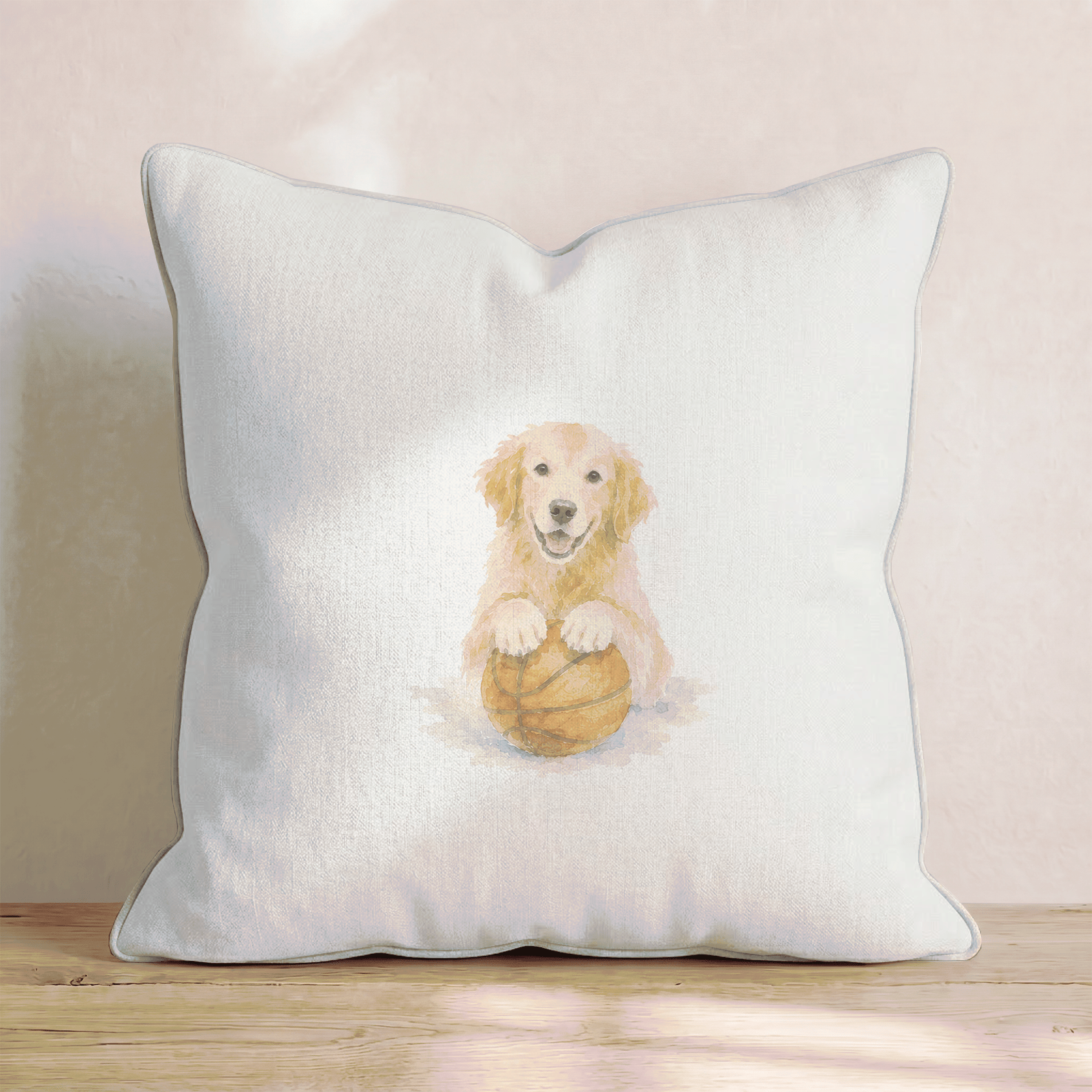 Dogs love basketball too Throw Pillow - Hillcroft Home