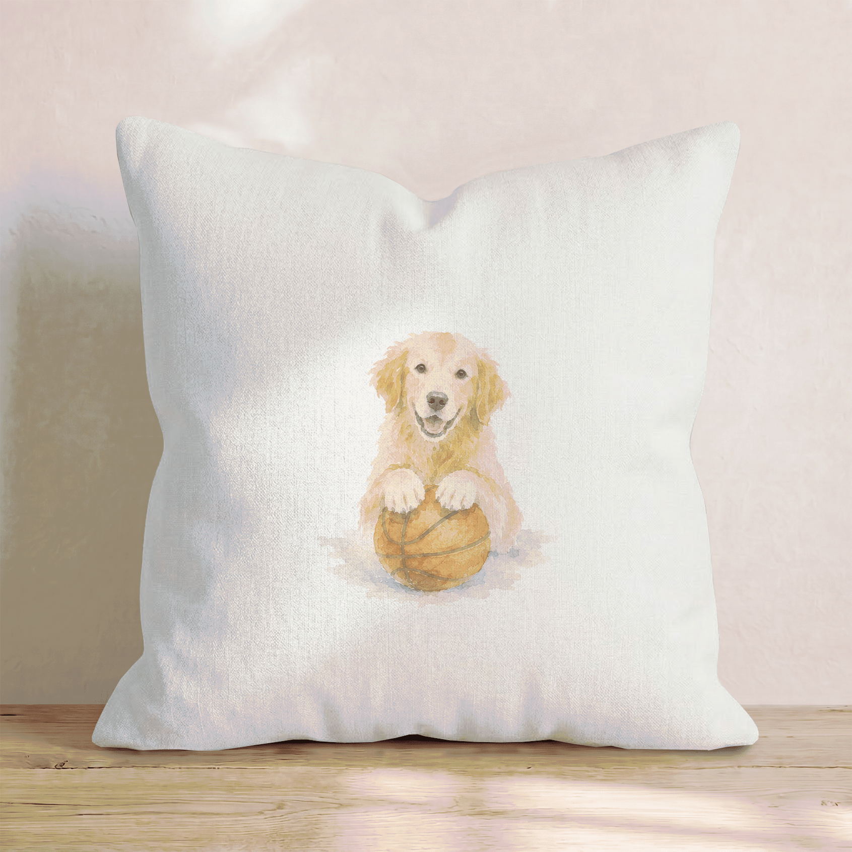 Dogs love basketball too Throw Pillow - Hillcroft Home
