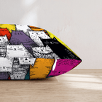 Doodle Cats Throw Pillow - Hillcroft Home