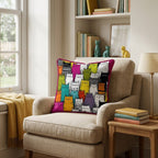 Doodle Cats Throw Pillow - Hillcroft Home