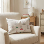 Doodle Pumpkin Cream Throw Pillow - Hillcroft Home