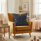 Dot Galaxy Dark Throw Pillow - Hillcroft Home