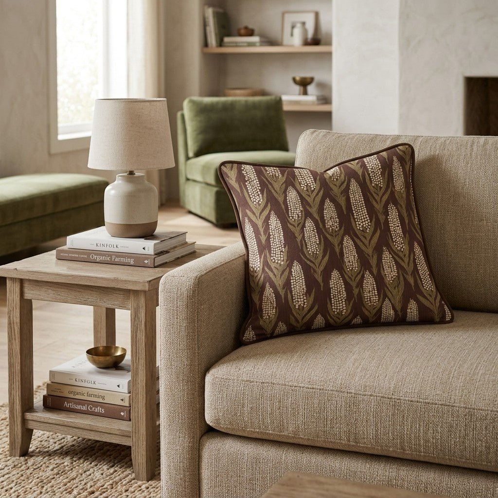 Dotted Corn Throw Pillow - Hillcroft Home