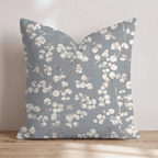 Dove Blossom Branch Throw Pillow throw pillow - Hillcroft Home