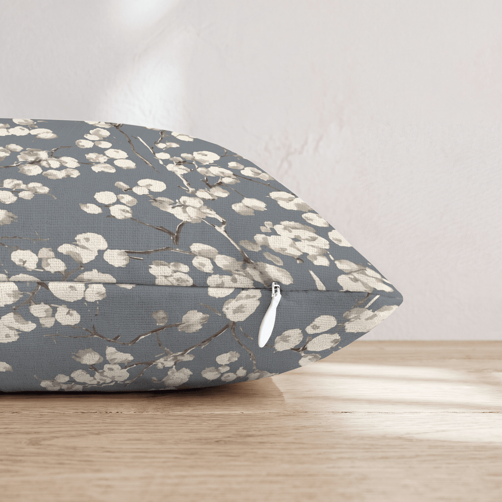 Dove Blossom Branch Throw Pillow throw pillow - Hillcroft Home