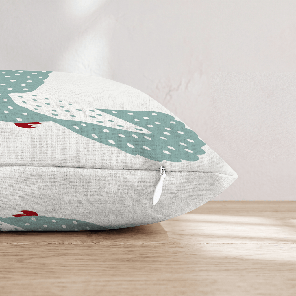 Dove in Flight Throw Pillow - Hillcroft Home