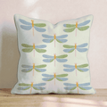 Dragonfly Dance Throw Pillow - Hillcroft Home