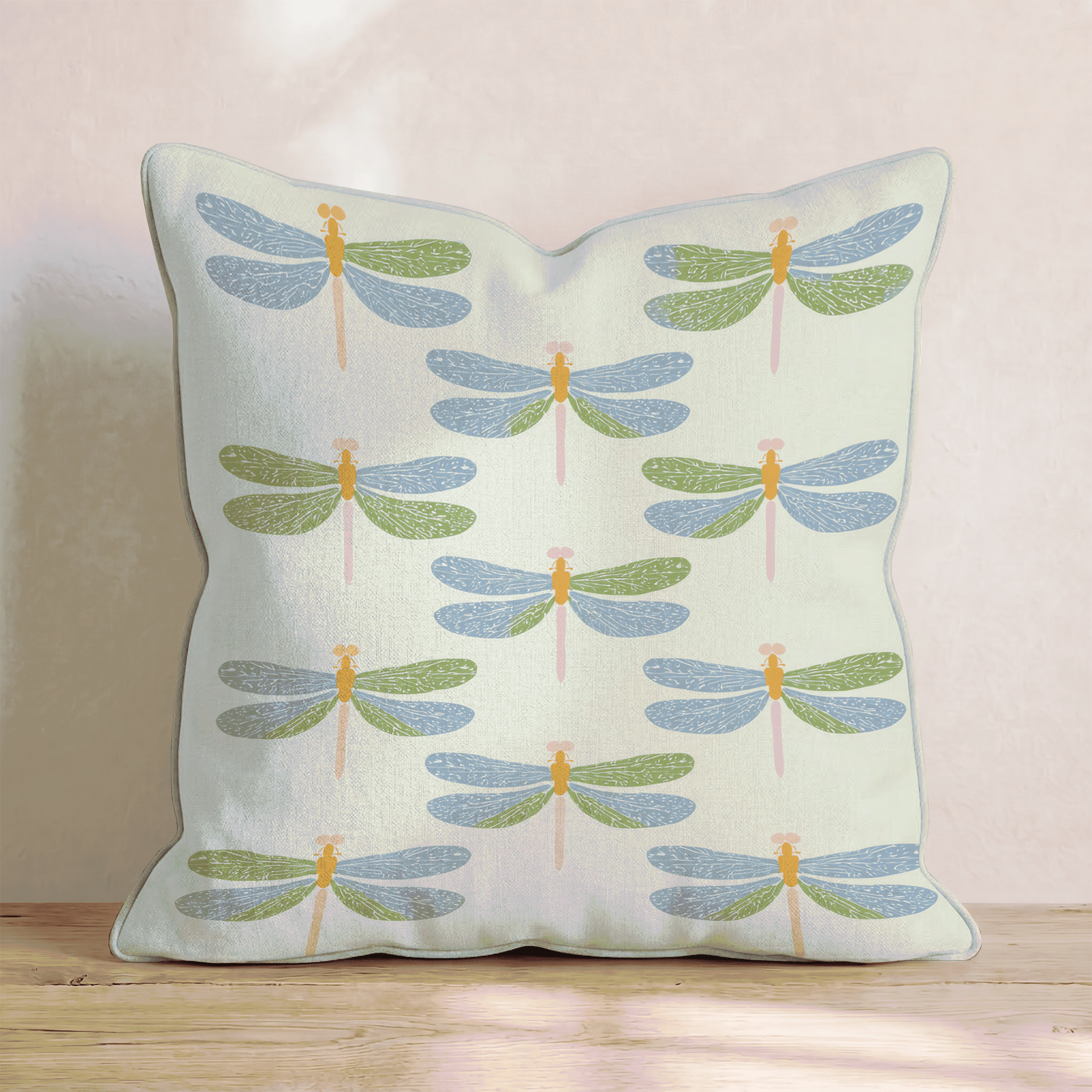 Dragonfly Dance Throw Pillow - Hillcroft Home