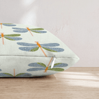 Dragonfly Dance Throw Pillow - Hillcroft Home
