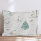 Duck Hunting Toile Throw Pillow - Hillcroft Home
