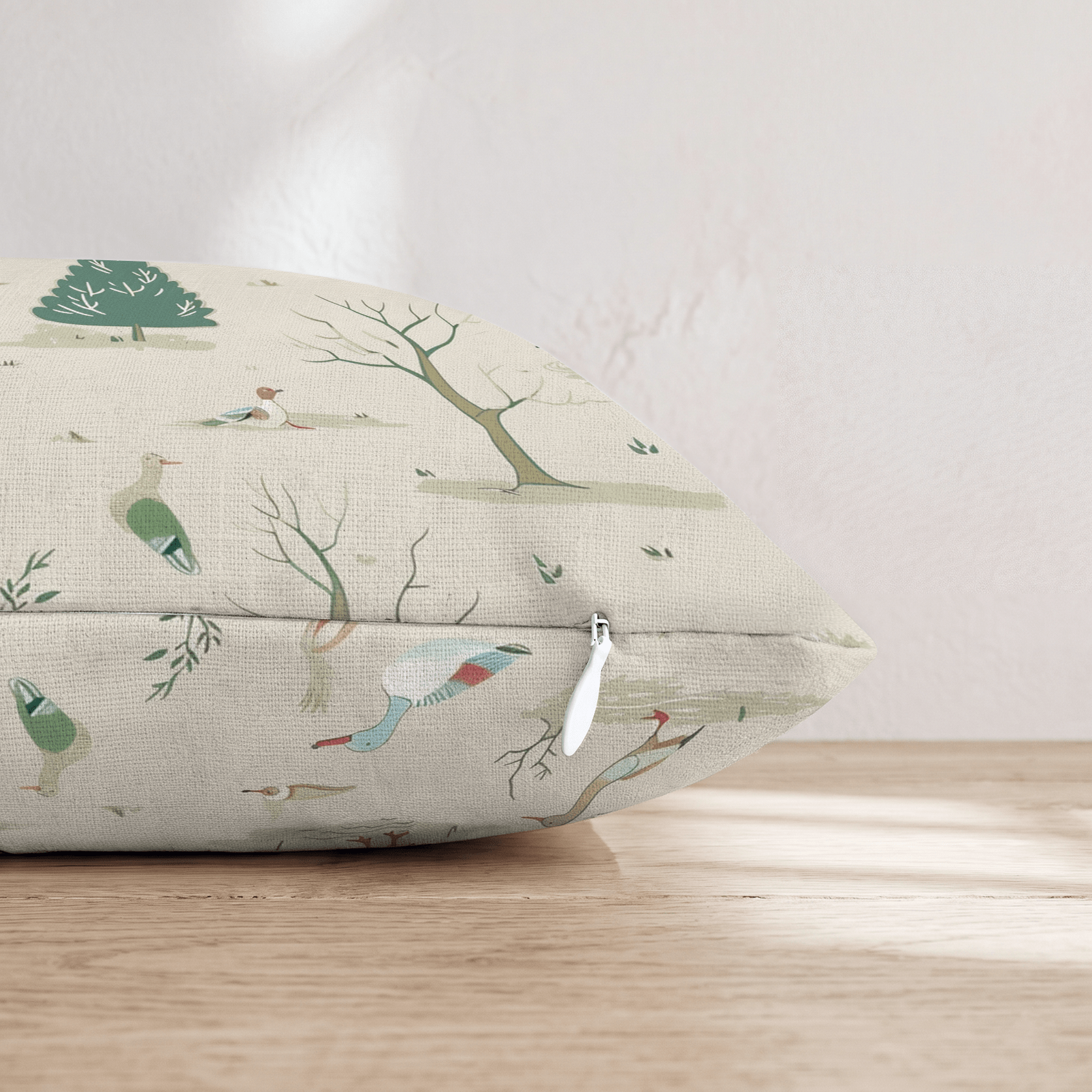 Duck Hunting Toile Throw Pillow - Hillcroft Home
