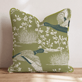 Ducks In The Green Throw Pillow - Hillcroft Home