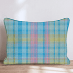Dyed Eggs Plaid Throw Pillow - Hillcroft Home