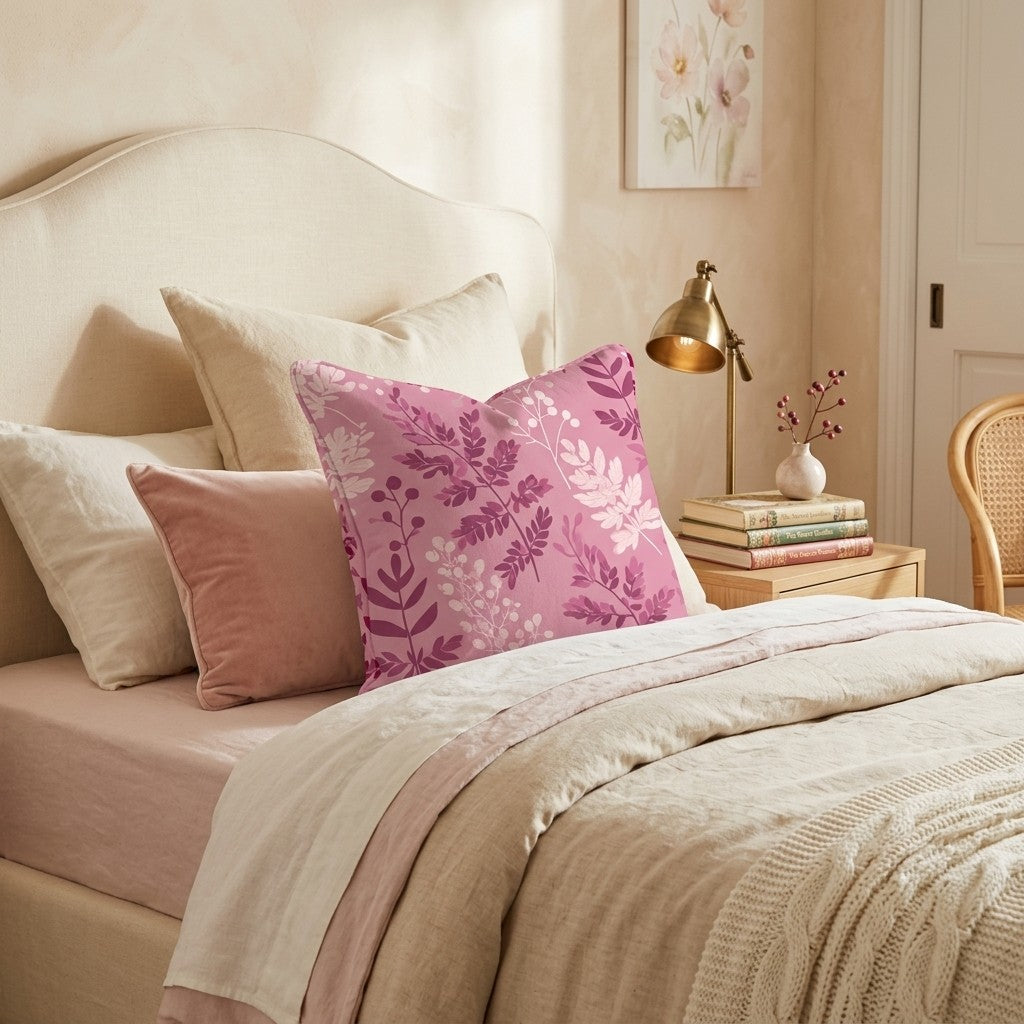 Quilted Summit Three Throw Pillow - Bedroom