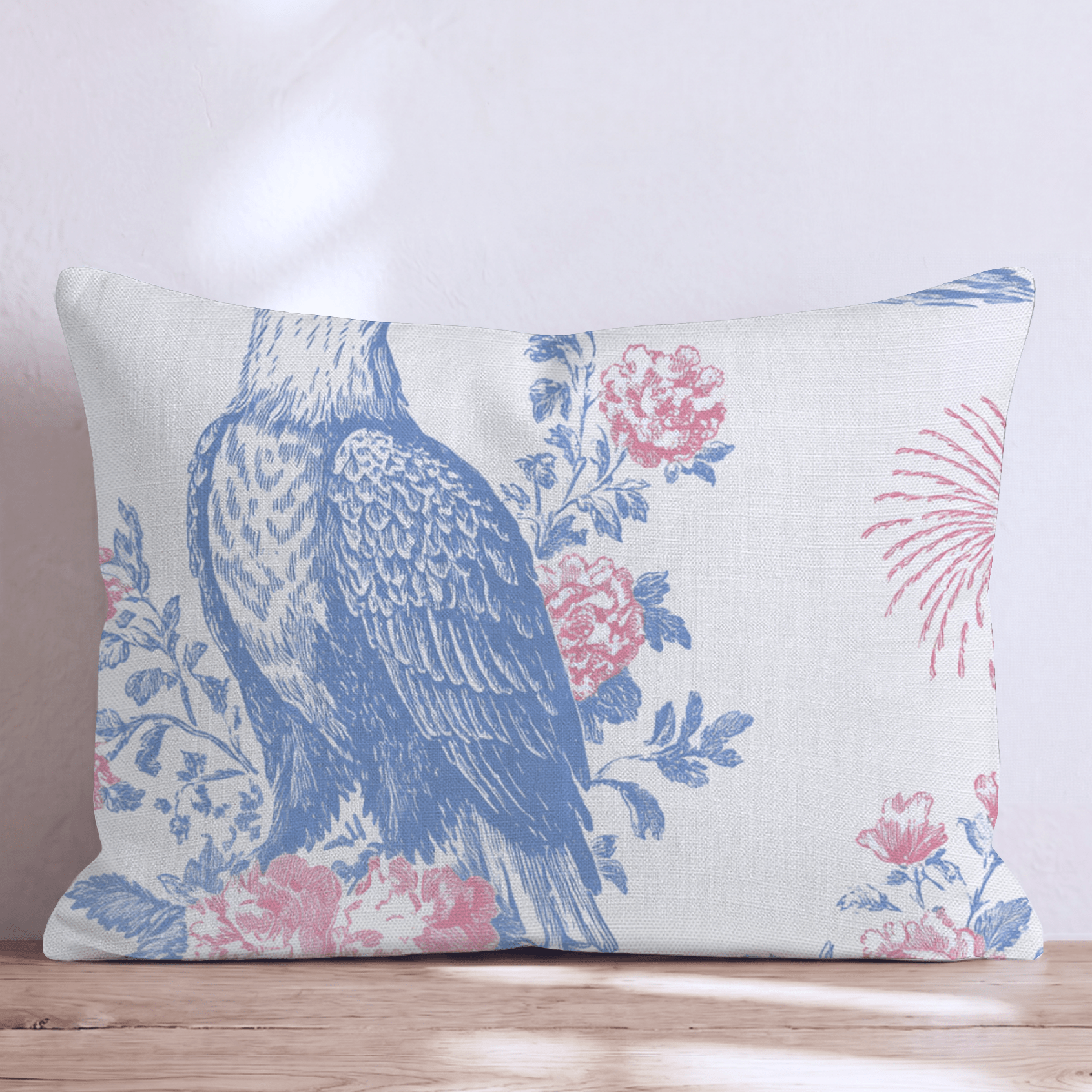 Eagle Of America Throw Pillow - Hillcroft Home