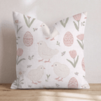 Easter Chicks Throw Pillow - Hillcroft Home