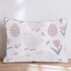 Easter Chicks Throw Pillow - Hillcroft Home