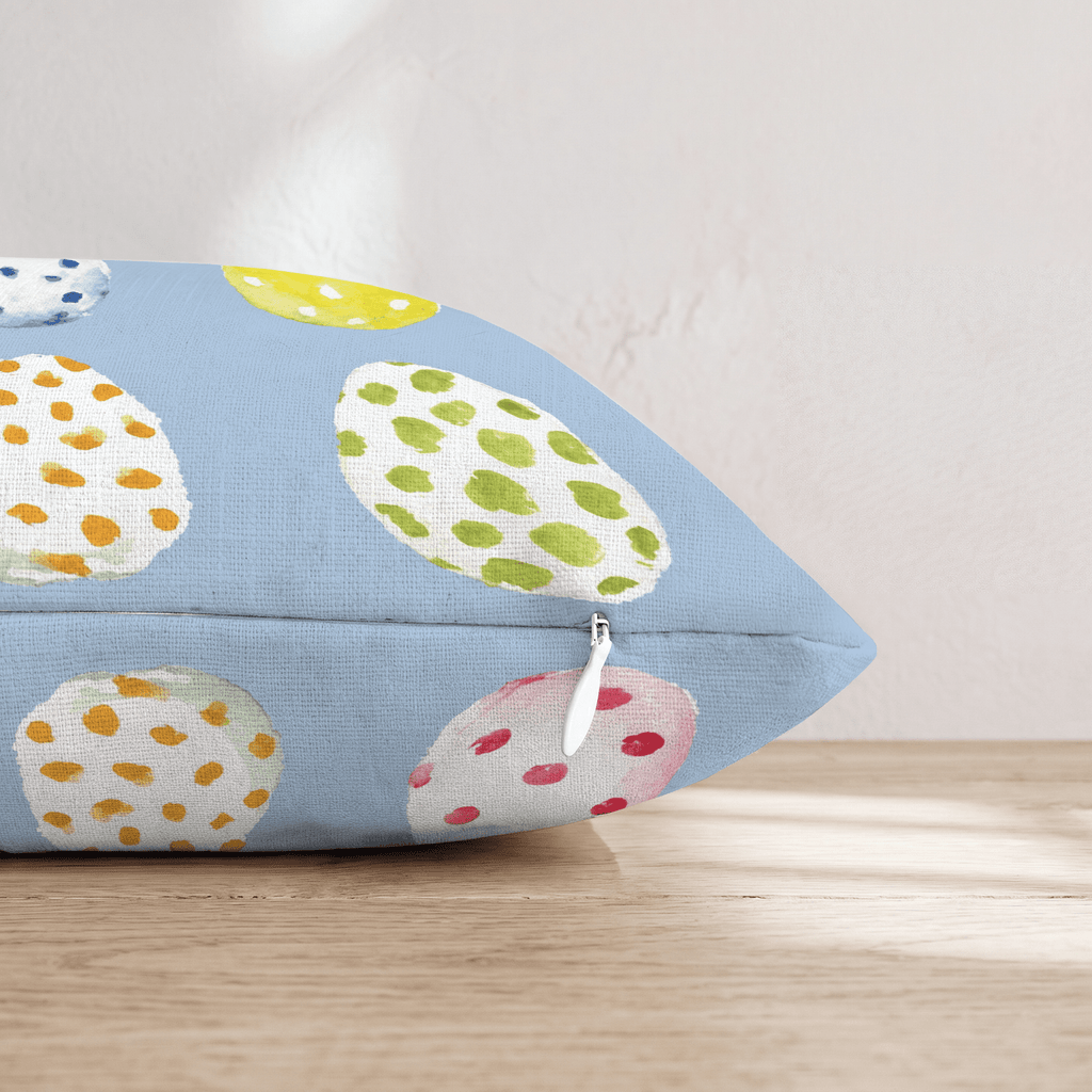 Easter Egg Hunting Throw Pillow - Hillcroft Home