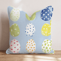 Easter Egg Hunting Throw Pillow - Hillcroft Home