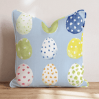 Easter Egg Hunting Throw Pillow - Hillcroft Home