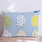 Easter Egg Hunting Throw Pillow - Hillcroft Home