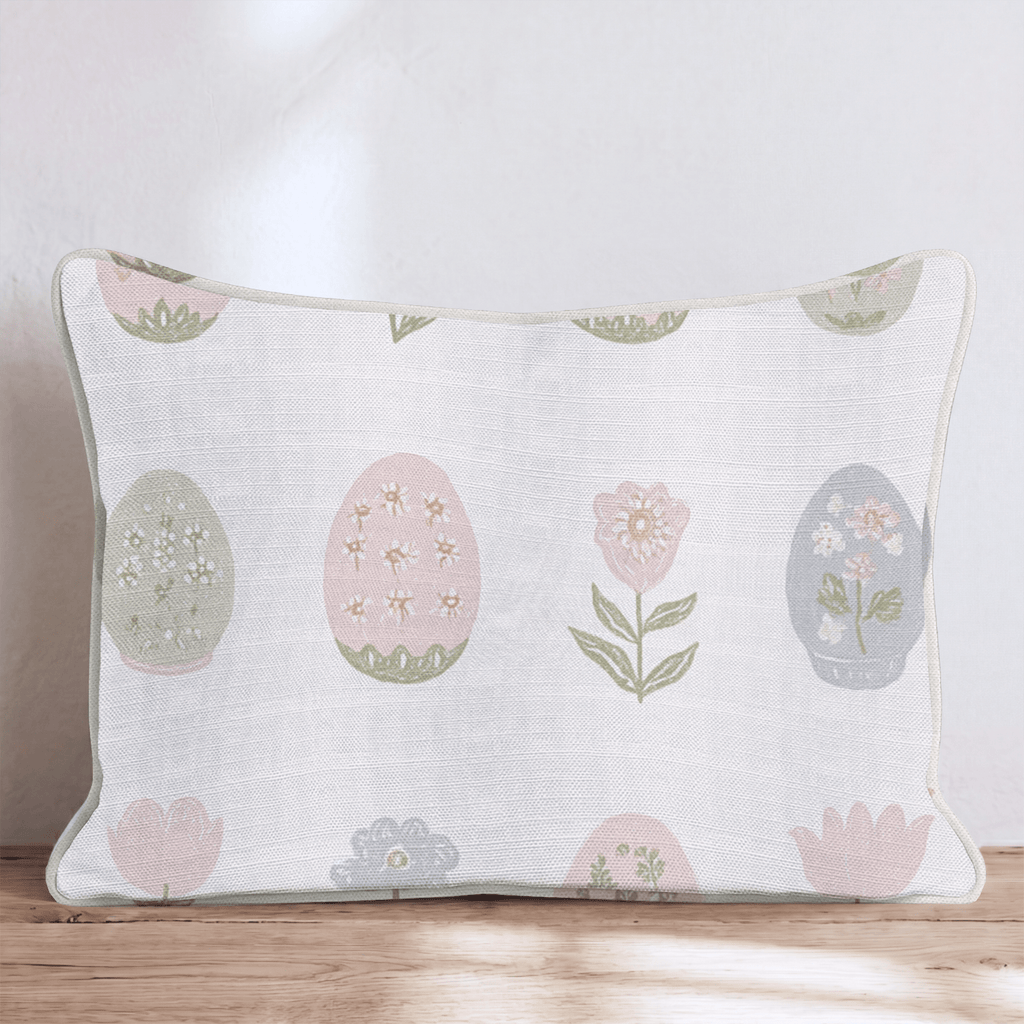 Easter Garden Throw Pillow - Hillcroft Home