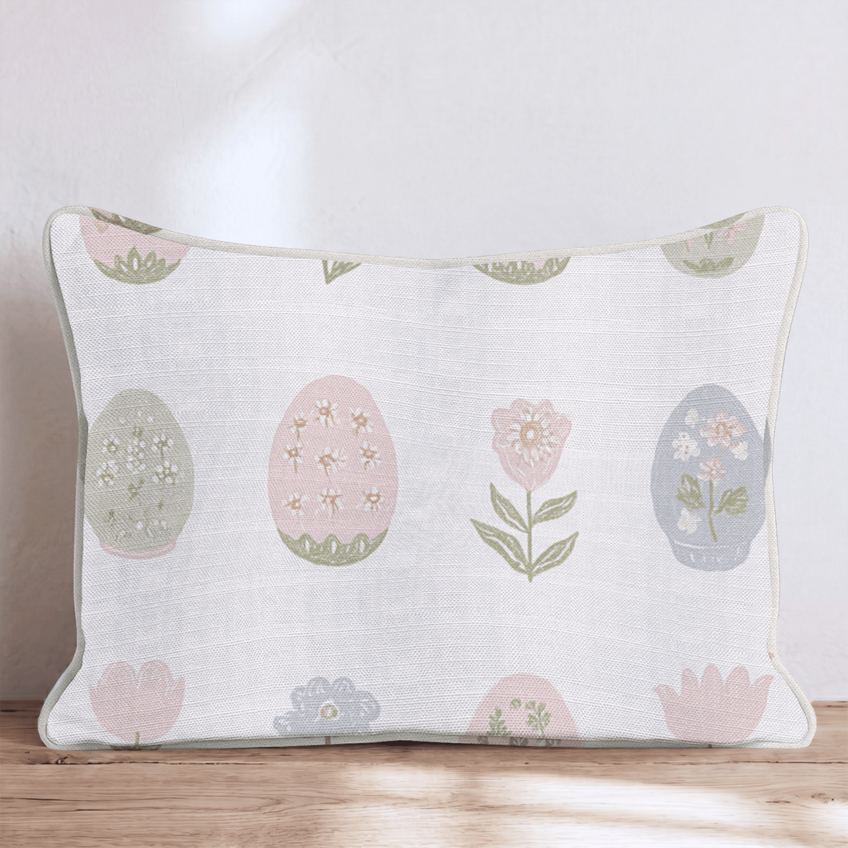Easter Garden Throw Pillow - Hillcroft Home