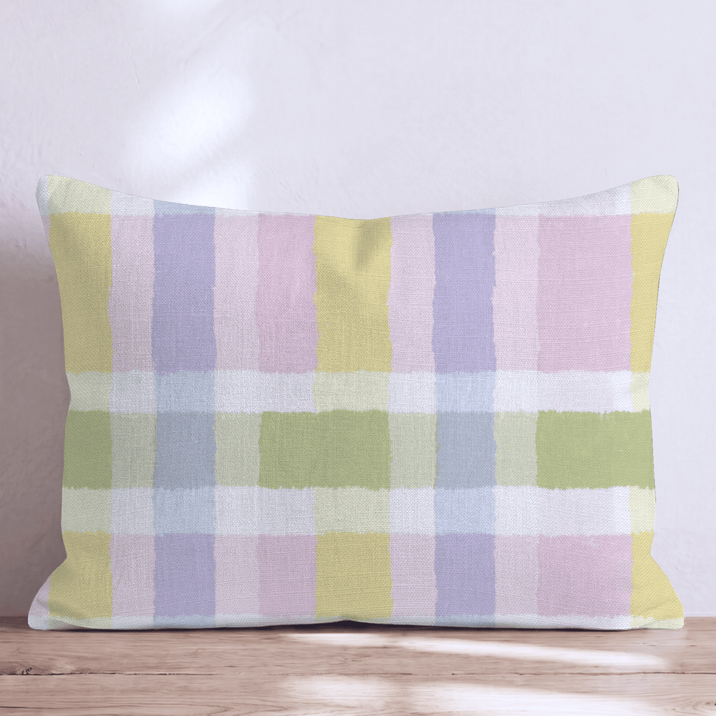 Easter Gingham Throw Pillow - Hillcroft Home