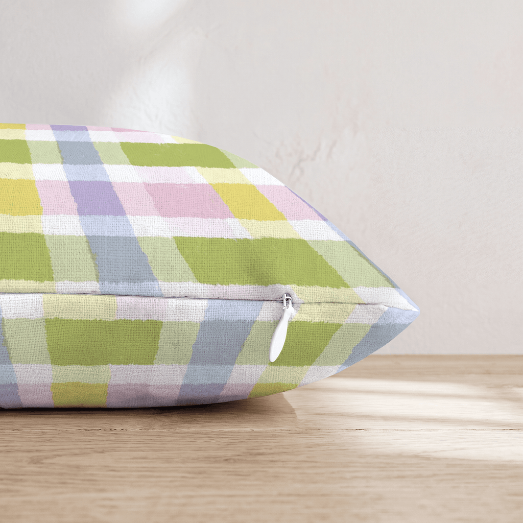 Easter Gingham Throw Pillow - Hillcroft Home