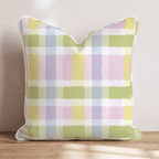 Easter Gingham Throw Pillow - Hillcroft Home