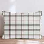 Eggnog Plaid Throw Pillow throw pillow - Hillcroft Home