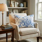 Eggy Toile Throw Pillow - Hillcroft Home