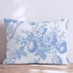 Eggy Toile Throw Pillow - Hillcroft Home