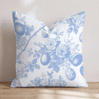 Eggy Toile Throw Pillow - Hillcroft Home