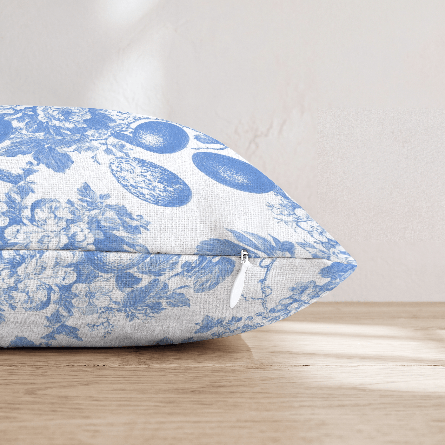 Eggy Toile Throw Pillow - Hillcroft Home