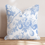 Eggy Toile Throw Pillow - Hillcroft Home