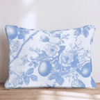 Eggy Toile Throw Pillow - Hillcroft Home