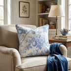 Eggy Toile Throw Pillow - Hillcroft Home