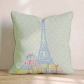 Eiffel Tower Gifts Throw Pillow - Hillcroft Home