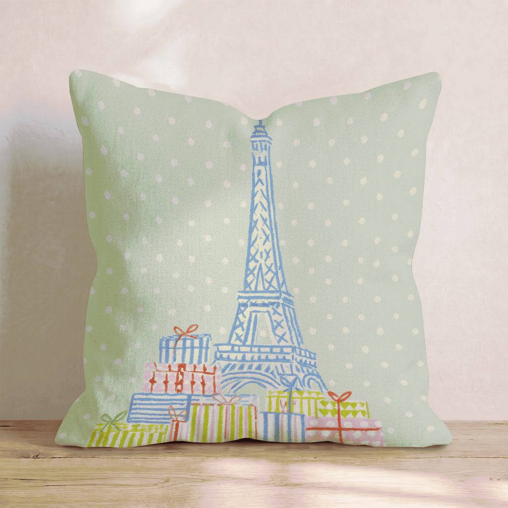 Eiffel Tower Gifts Throw Pillow - Hillcroft Home