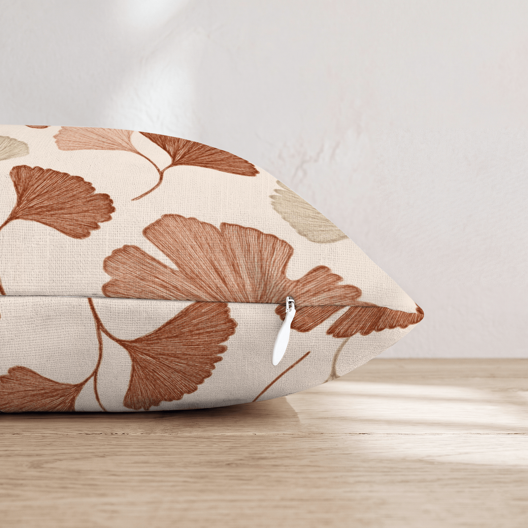 Elegant Ginkgo Throw Pillow - Hillcroft Home