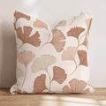 Elegant Ginkgo Throw Pillow - Hillcroft Home