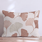 Elegant Ginkgo Throw Pillow - Hillcroft Home