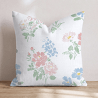 Ellie Flowers Throw Pillow - Hillcroft Home