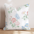 Ellie Flowers Throw Pillow - Hillcroft Home